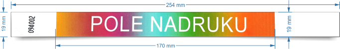 Nadruk full color na opasce tyvek